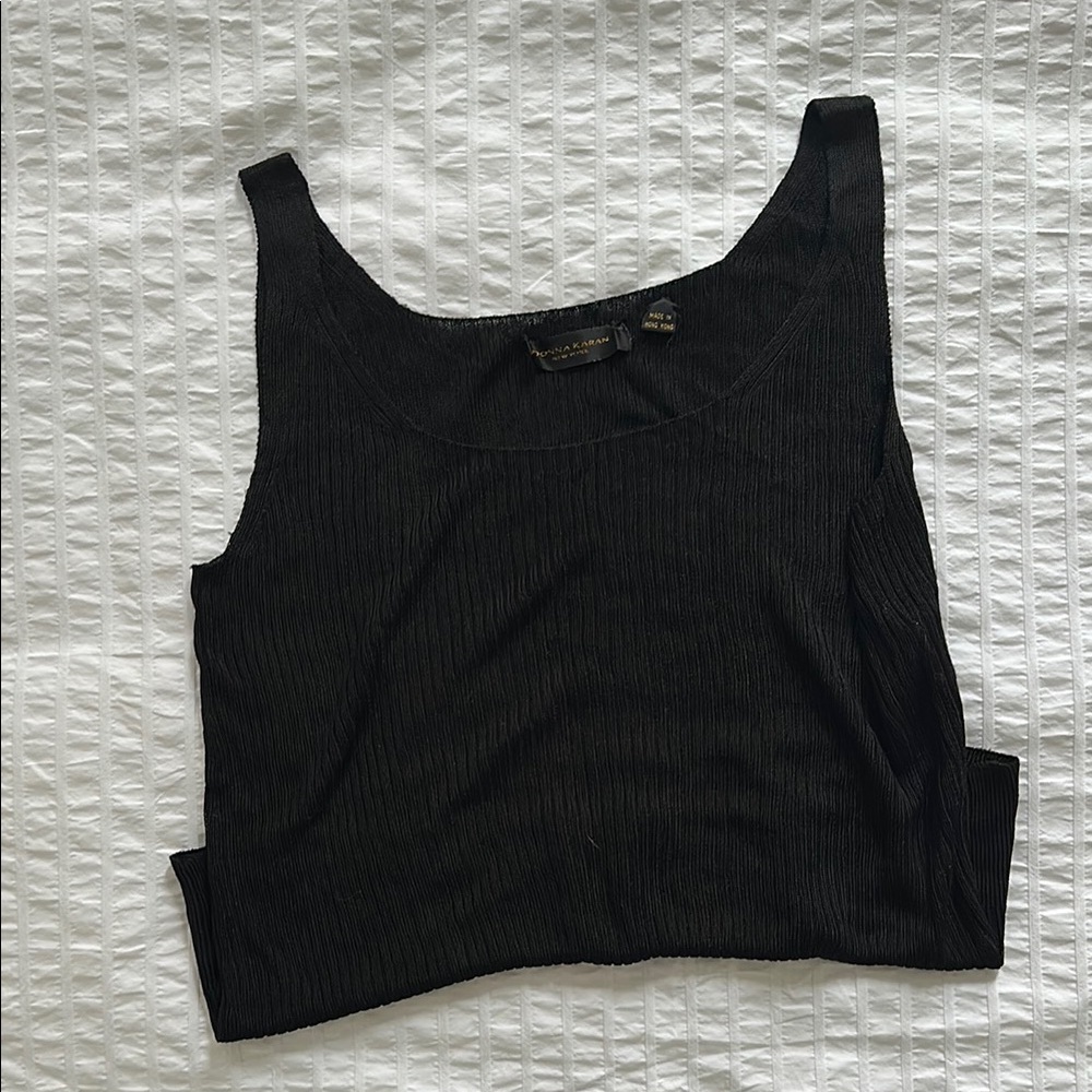 donna karan knit tank